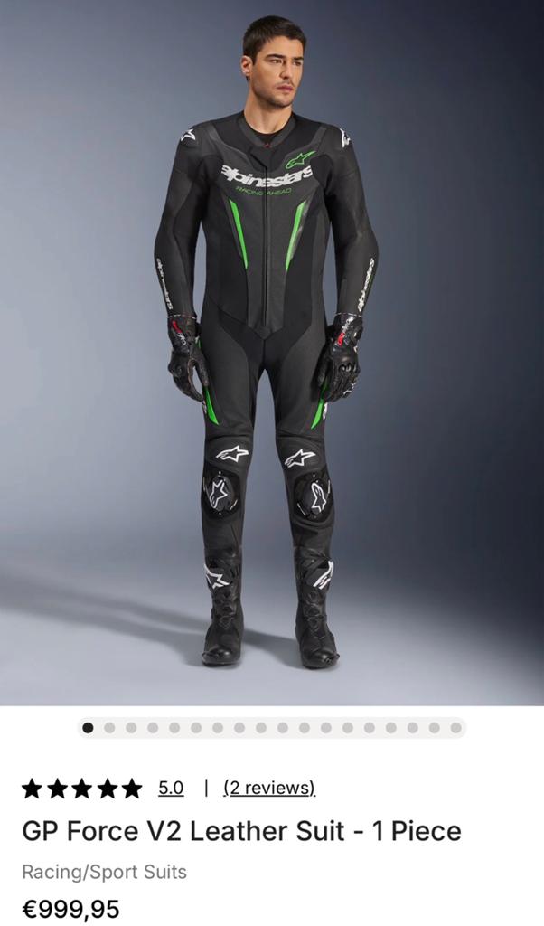 Combinaison de moto Alpine taille 52, verte, jamai utilisée., Vêtements | Hommes, Costumes de carnaval & Vêtements de fête, Neuf