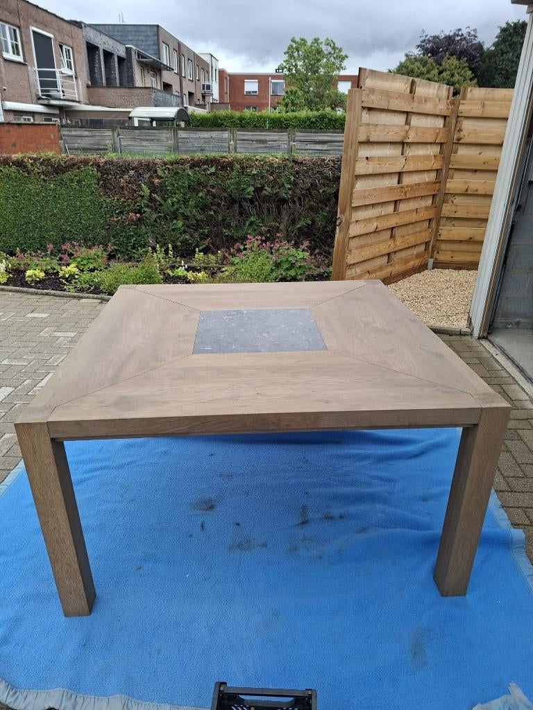 Zware eiken tafel, Ophalen, Gebruikt, Vijf personen of meer, 100 tot 150 cm