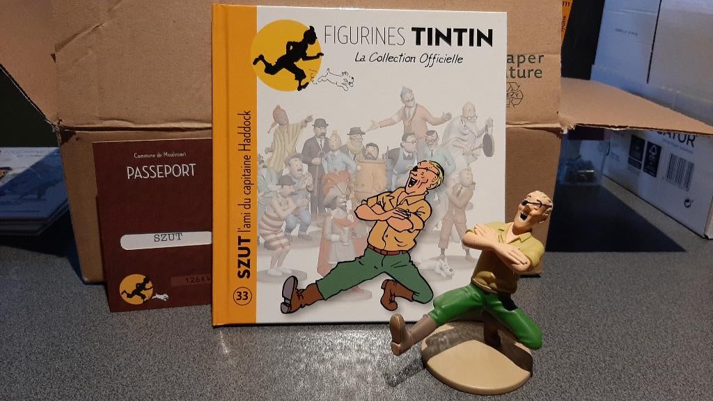 tintin figurine officielle n33, Enlèvement ou Envoi, Tintin, Comme neuf, Statue ou Figurine