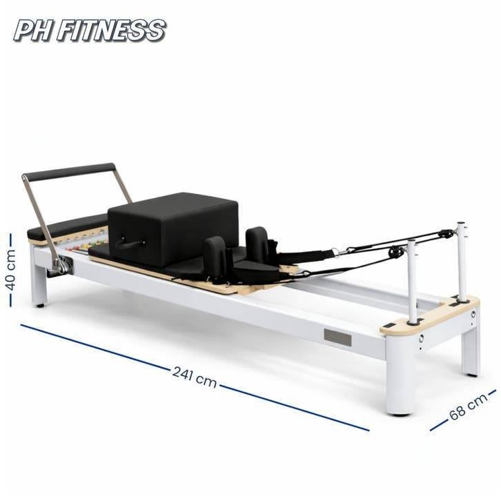 PH Fitness Aluminium Pilates Reformer - Studio Apparaat, Enlèvement ou Envoi, Neuf, Jambes, Autres types