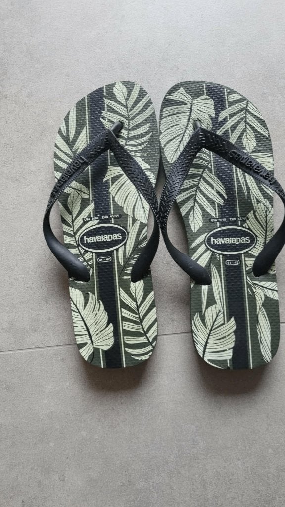 Teenslippers heren, Kleding | Heren, Ophalen, Zo goed als nieuw, Slippers