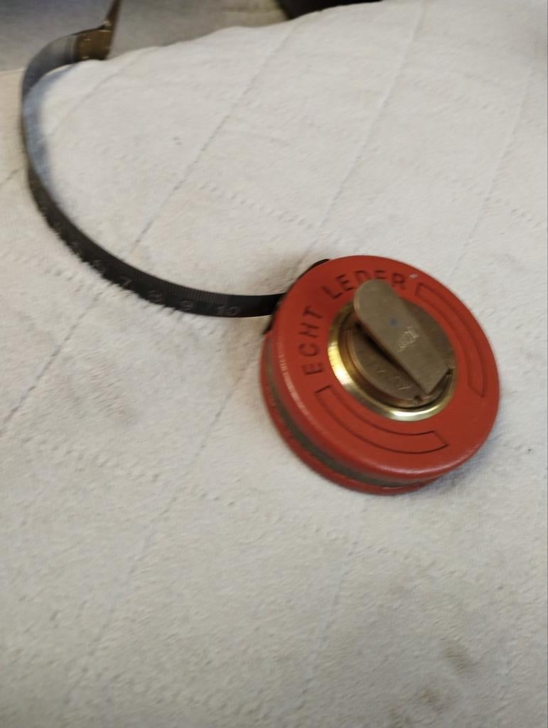 Vintage rolmaat (10m), Doe-het-zelf en Bouw, Ophalen of Verzenden