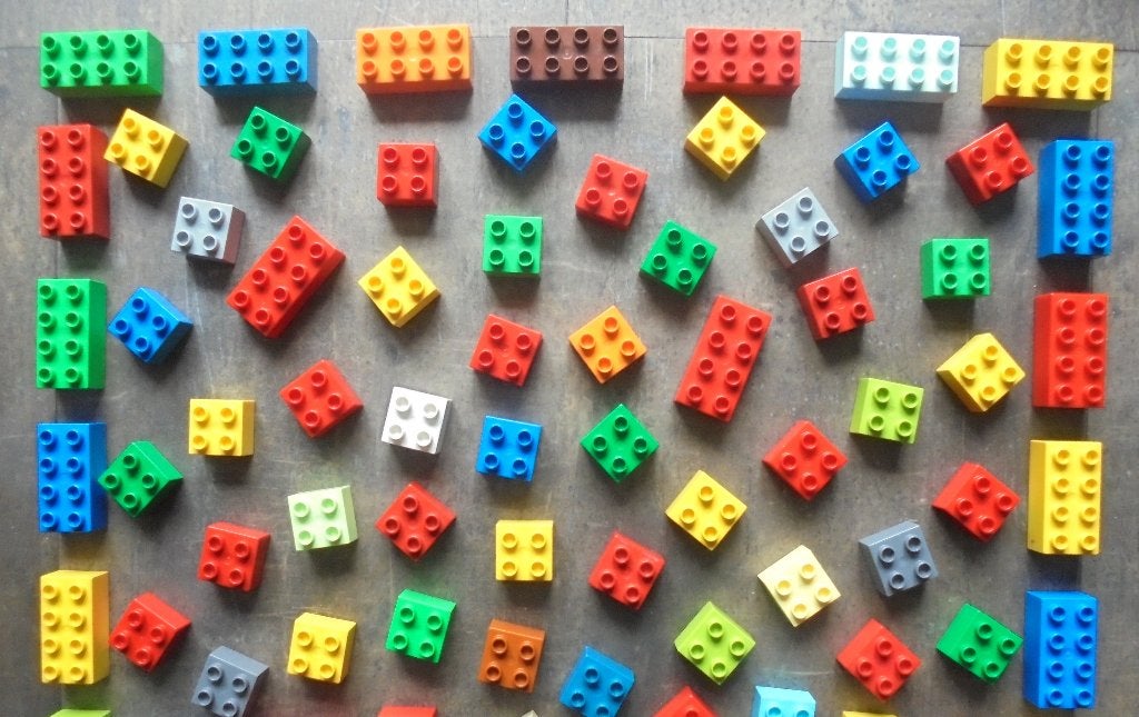 Lego Duplo Brick Set 175 (zie foto's), Kinderen en Baby's, Ophalen of Verzenden, Gebruikt, Losse stenen, Duplo
