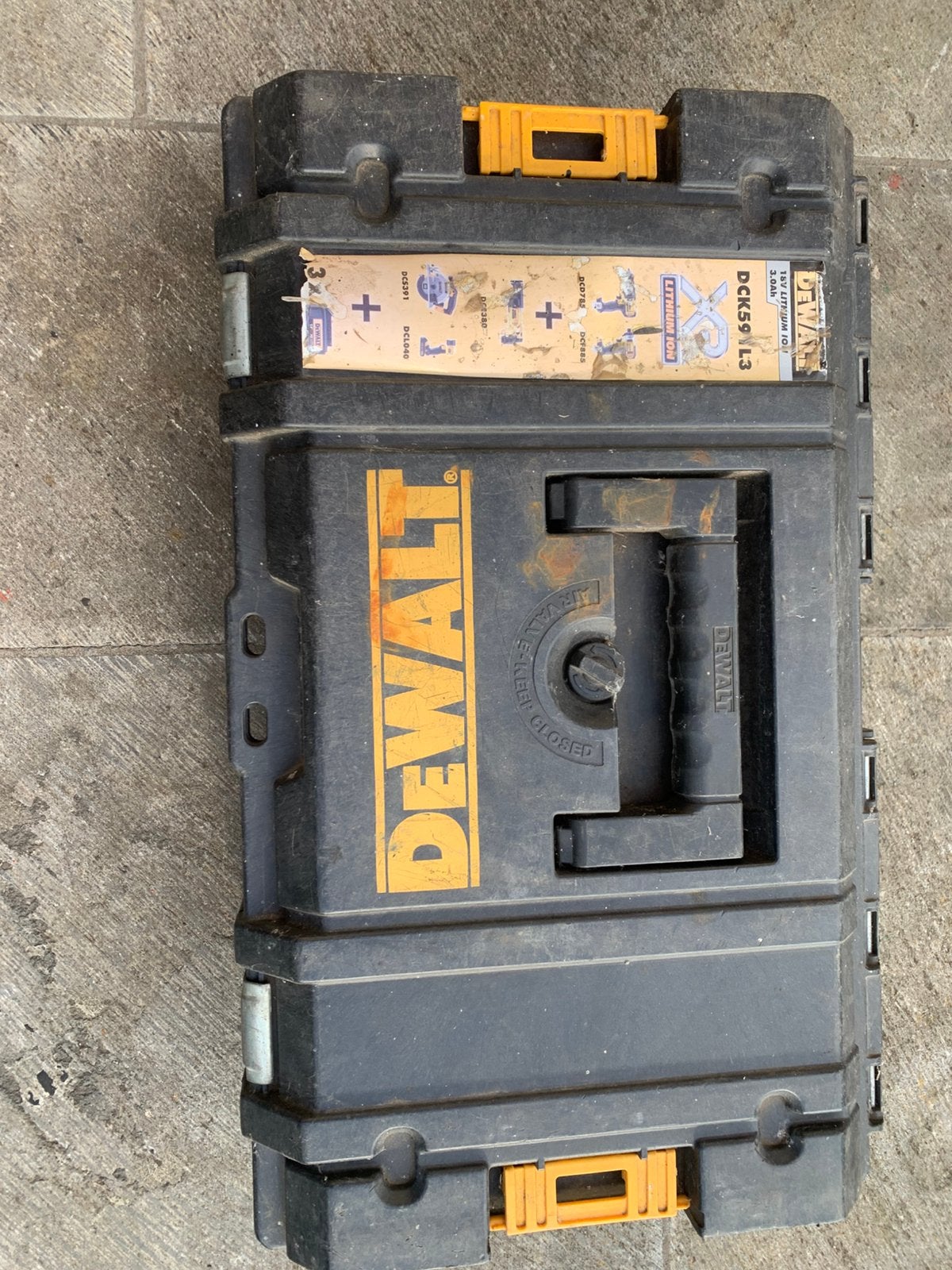 Valise de travail vide Dewalt, Enlèvement ou Envoi, Utilisé