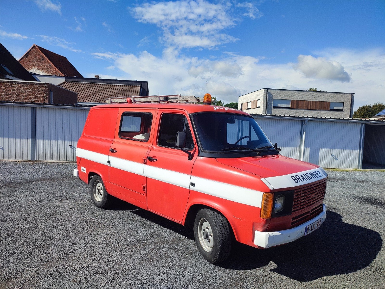 Ford Transit mk 2 brandweer bus, Auto's, Particulier, Transit, Te koop, Benzine