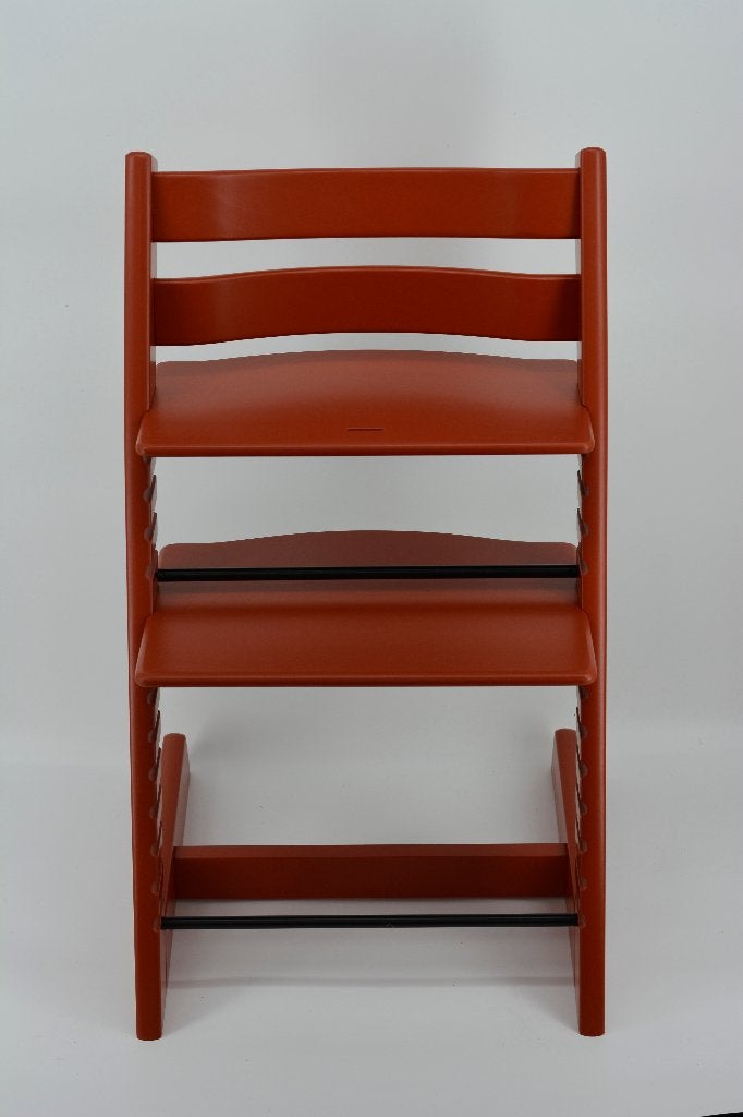 Stokke Trip Trap Warm Red – trip trap stoel, Verzenden, Gebruikt, Meegroeistoel, Aanschuifbaar