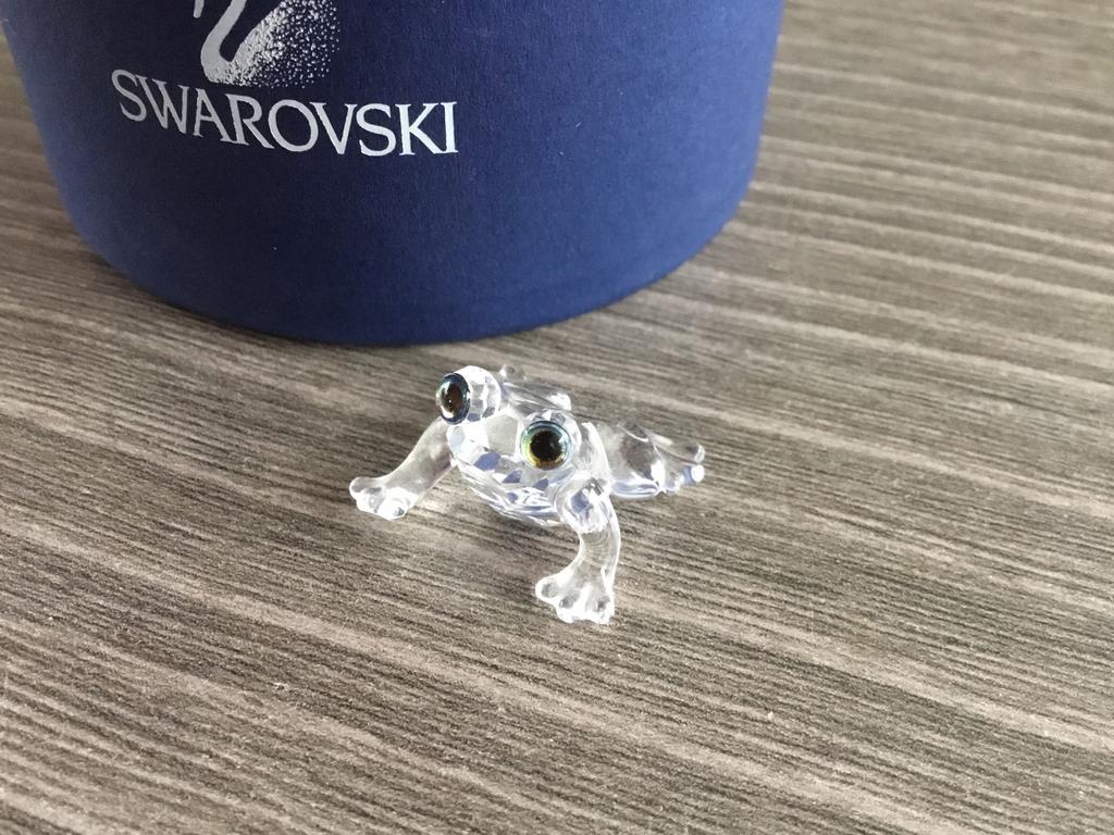 Swarovski kikker in doos, Verzamelen, Ophalen of Verzenden, Zo goed als nieuw