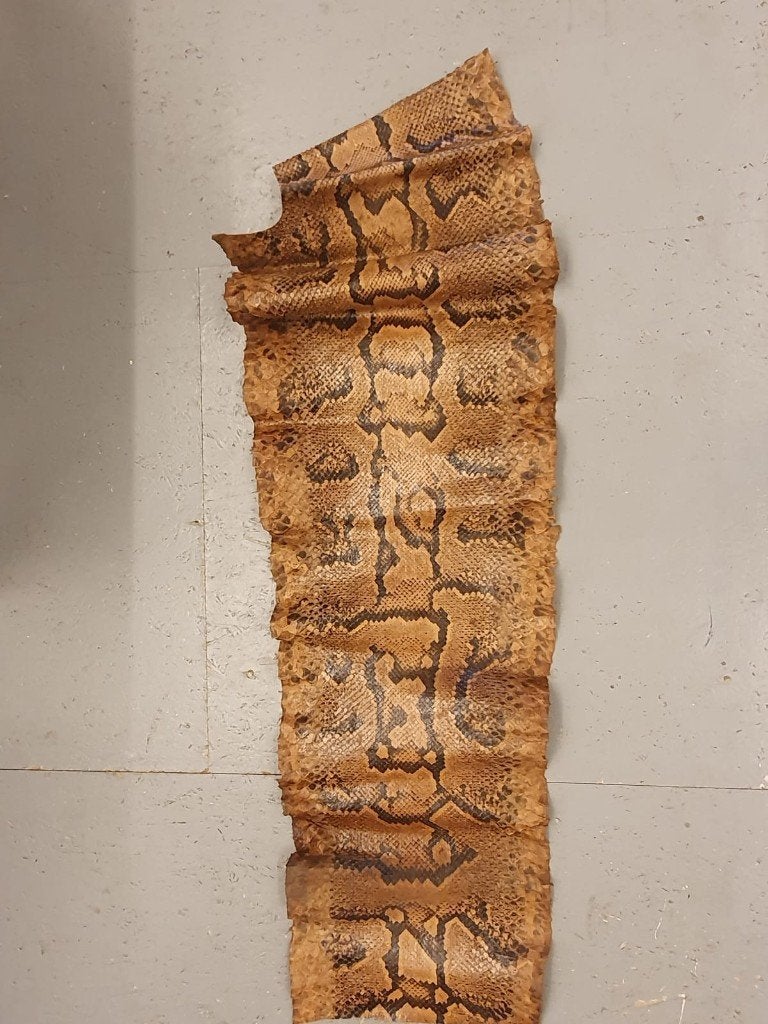 Slang leder vel, Dieren en Toebehoren, Reptielen en Amfibieën, Slang