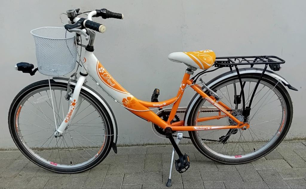 Meisjesfiets kinderfiets Diva Wings 24inch 6 Shimano speed🚴, Ophalen, 24 inch, Versnellingen, Zo goed als nieuw
