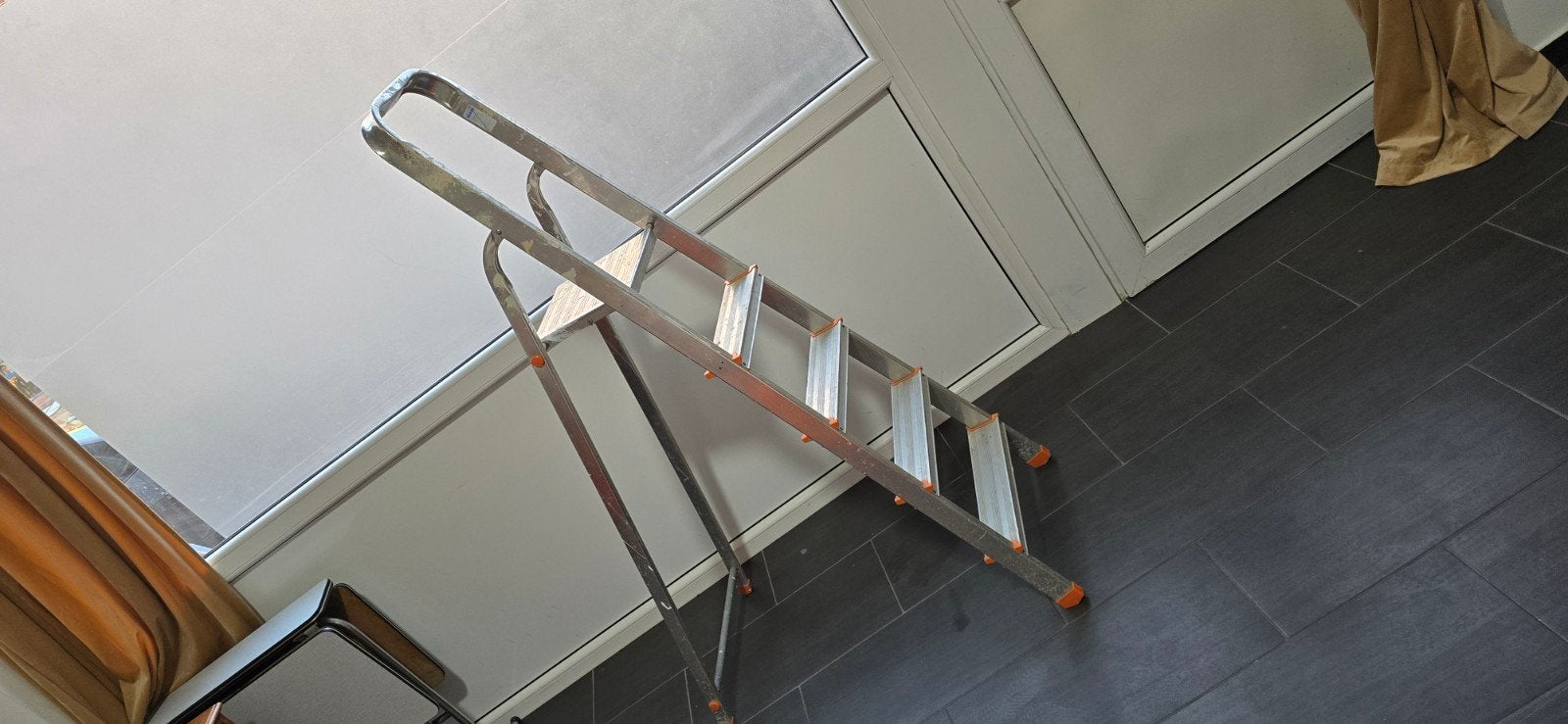 Échelle pliante en aluminium de haut qualité  solide très st, Enlèvement ou Envoi, Échelle