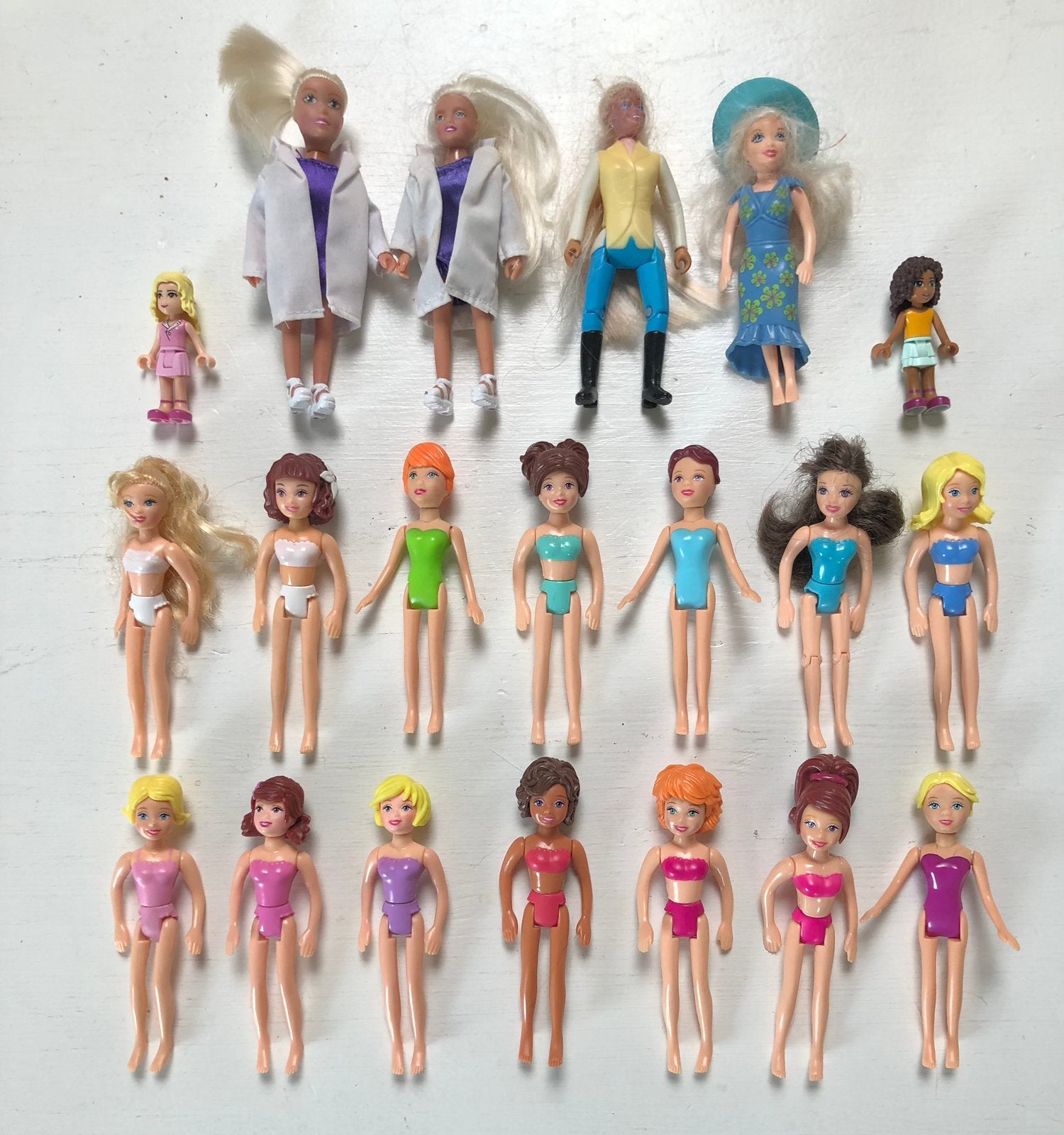 set 20 figuurtjes Polly Pocket, Ophalen of Verzenden, Gebruikt