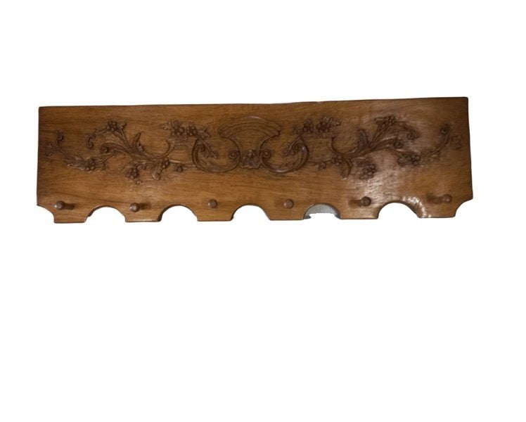 porte-manteau en chêne sculpté à la main, Enlèvement