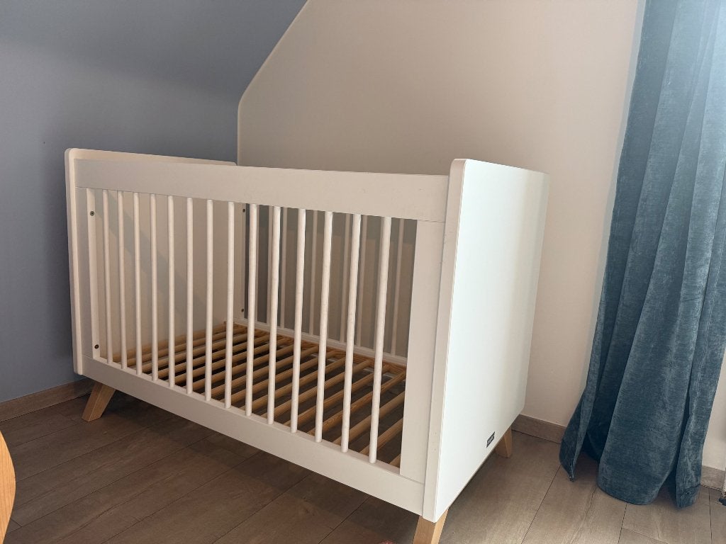 Babybed Bopita 60x120, Kinderen en Baby's, Babywiegjes en Ledikanten, Ophalen, Gebruikt, Ledikant