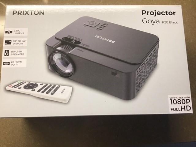 beamer prixton goya p20 NEW nog verpakt, Ophalen of Verzenden, LED