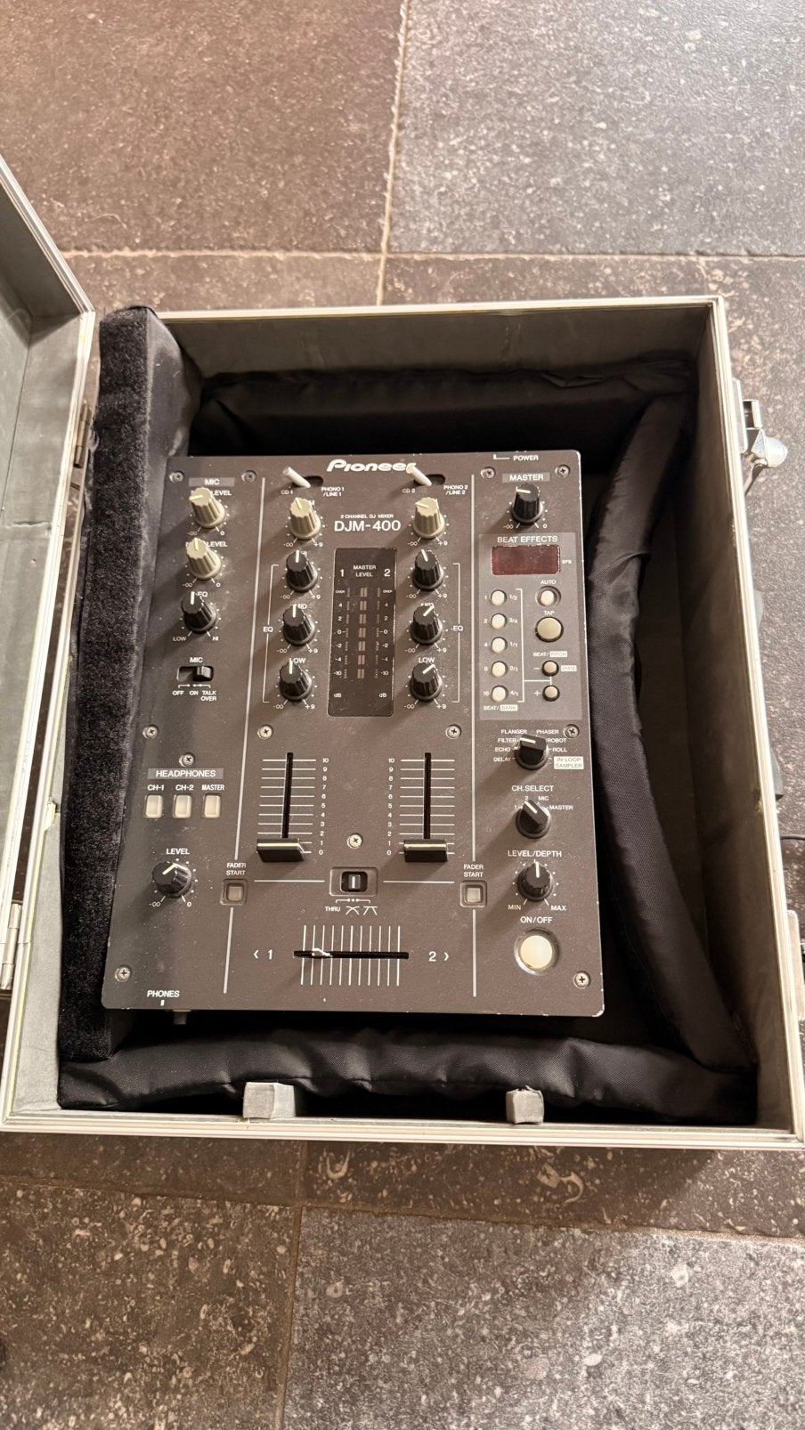 Mengpaneel djm400 in metalen koffer, Enlèvement, Utilisé