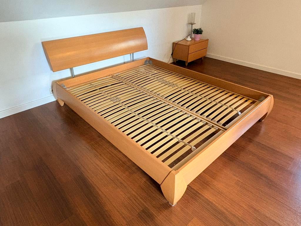 2 persoonsbed Hulsta, Brun, Enlèvement, Utilisé, 200 cm