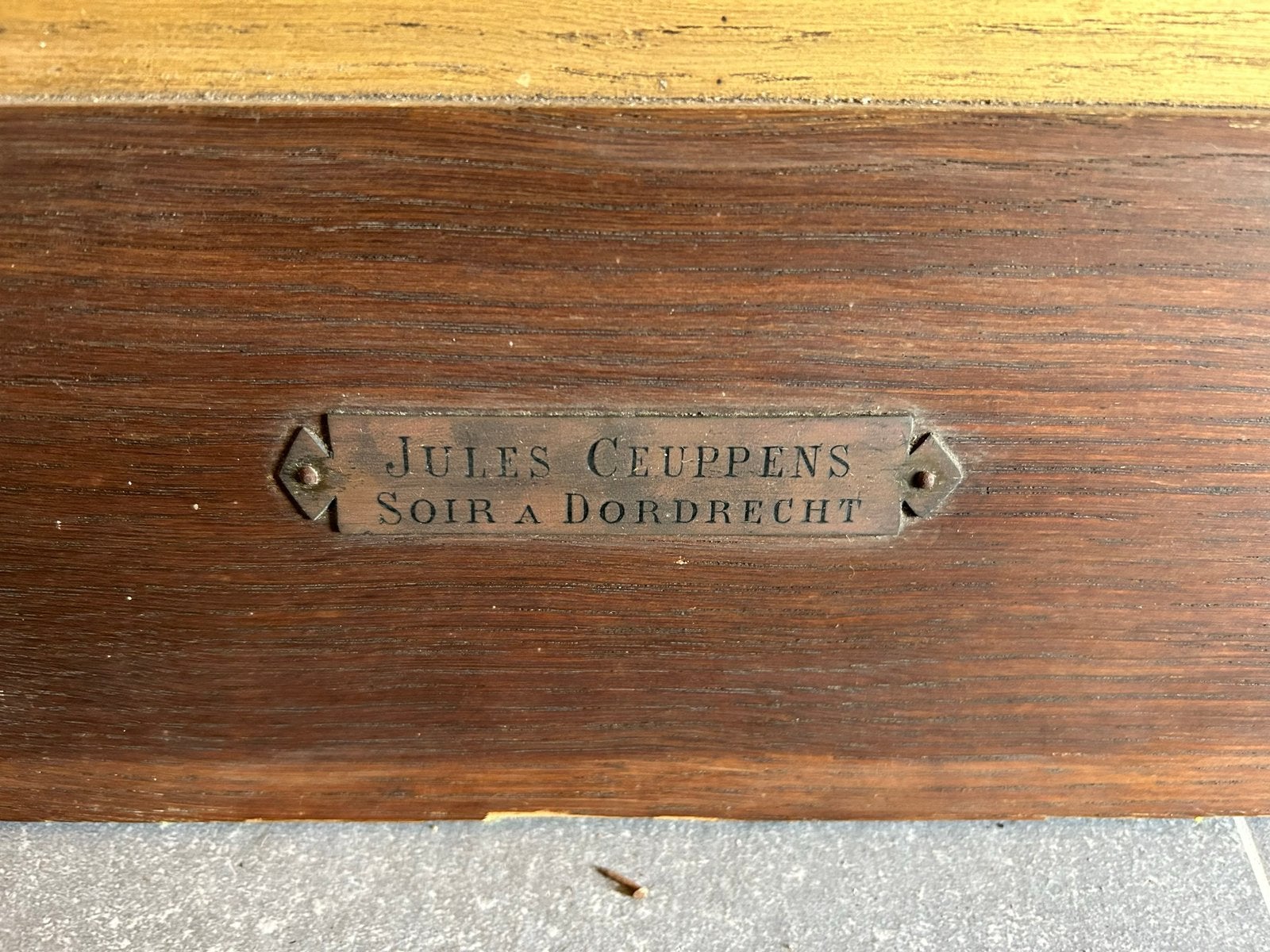Tableau de Jules Ceuppens encadré, Antiquités & Art, Autres techniques, Signé, Panneau, Paysage