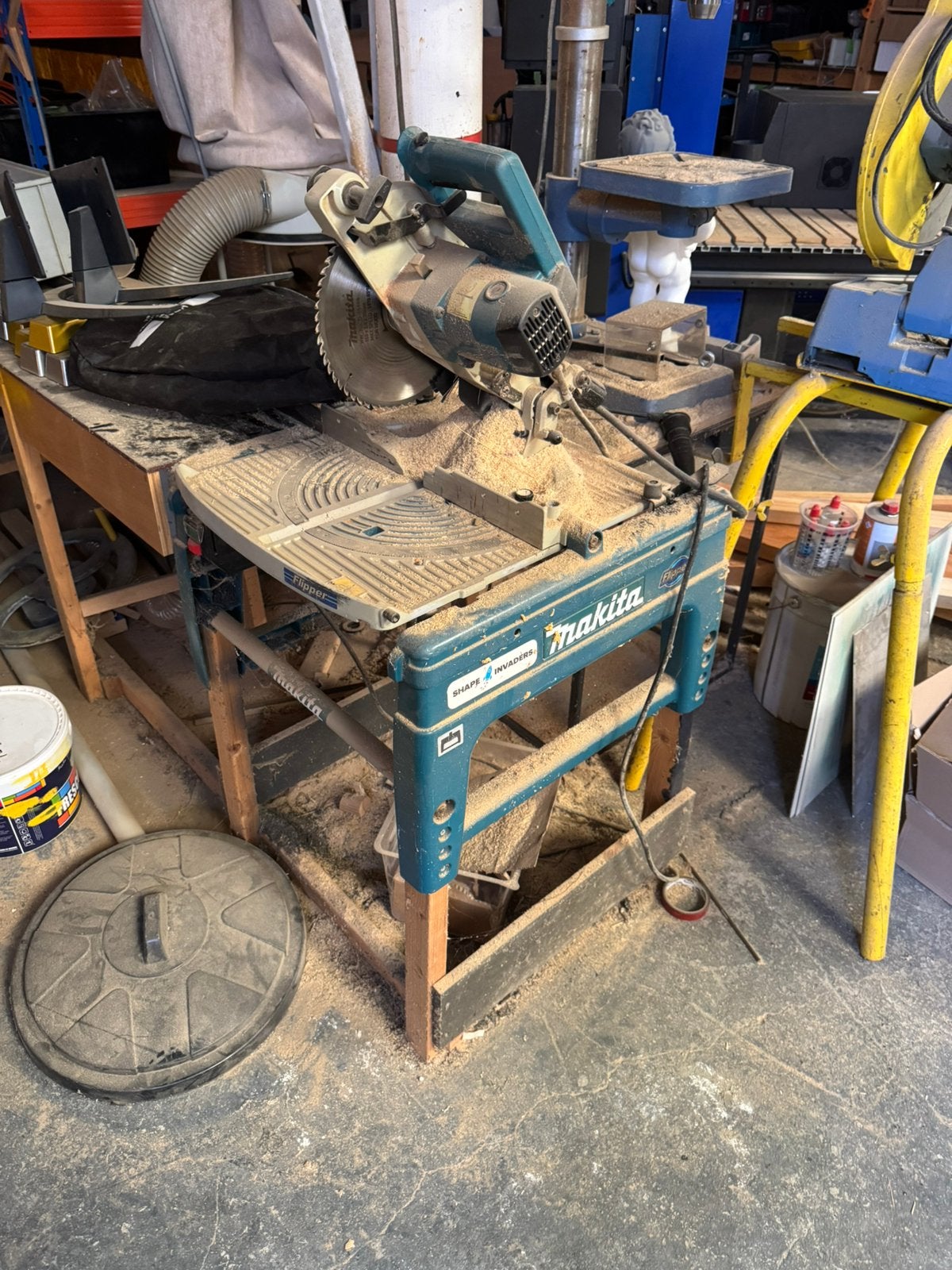 Afkortzaag makita flipper, Bricolage & Construction, Enlèvement, Utilisé