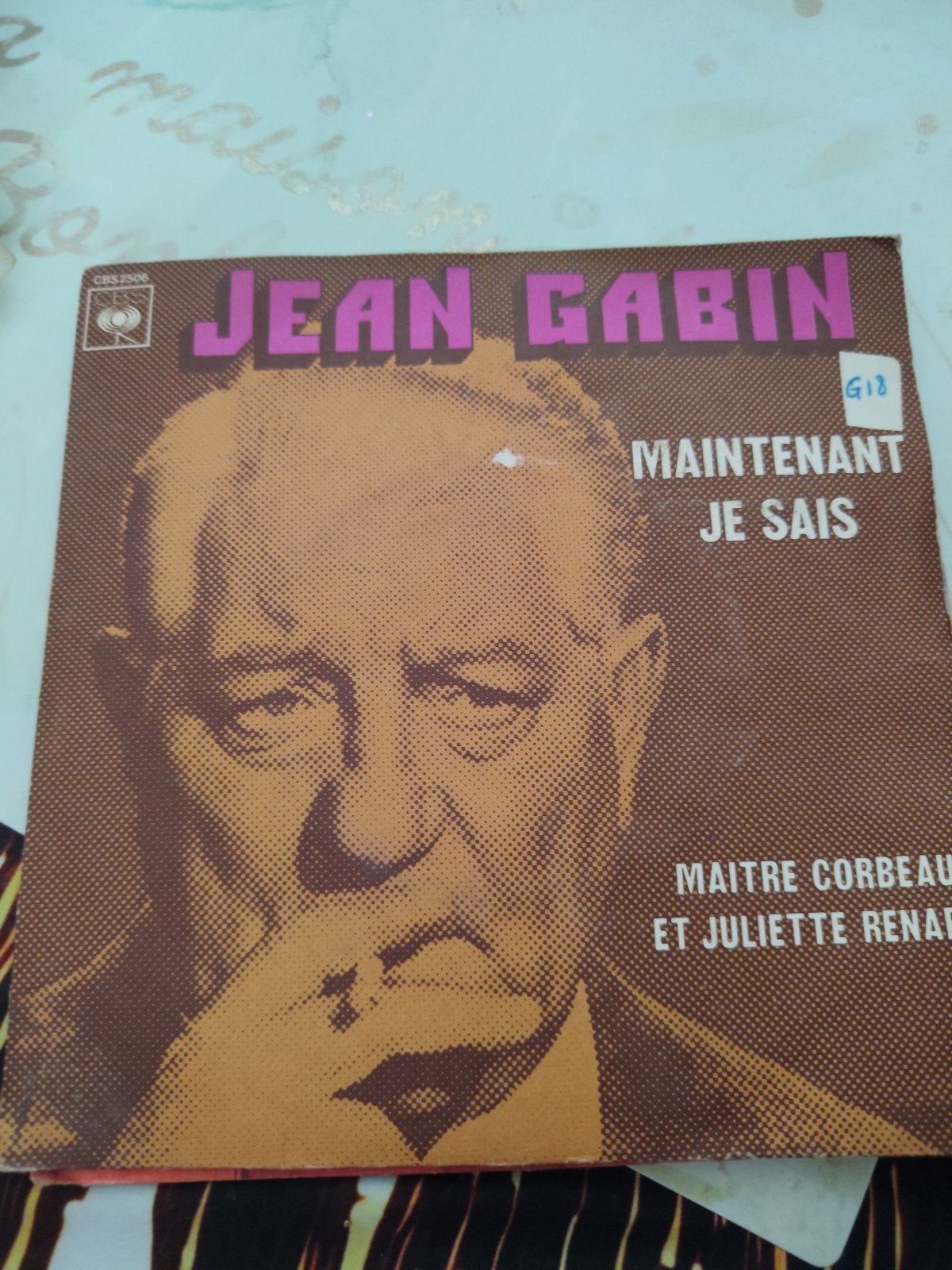 45 tours jean gabin, Enlèvement