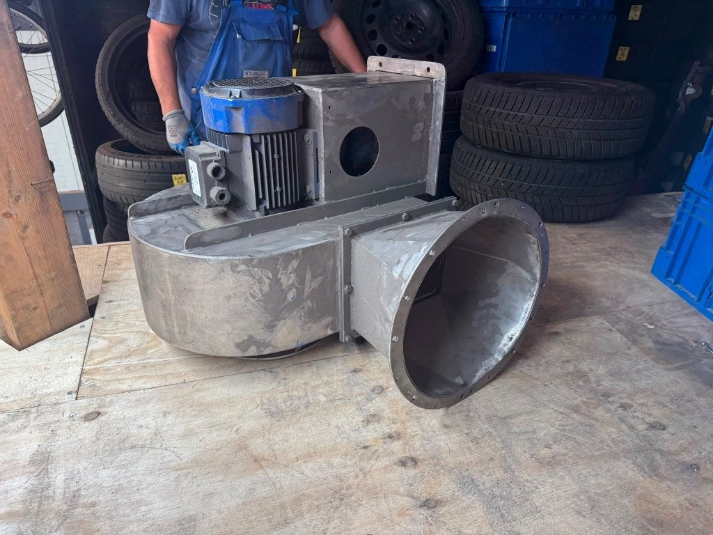 Afzuigventilator rvs, Doe-het-zelf en Bouw, Ventilatie en Afzuiging, Ophalen, Zo goed als nieuw, Ventilator