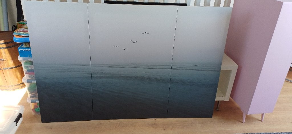 Grote canvas ikea (182118cm), Maison & Meubles, Accessoires pour la Maison | Décorations murale, 182 cm, Multicolore, Tableau