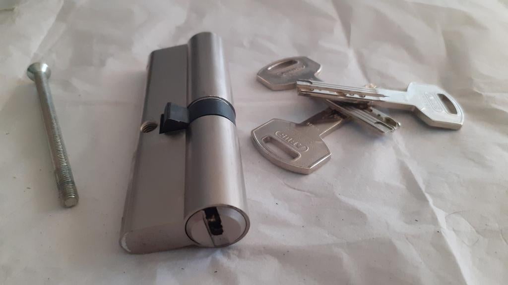 Cylindre Serrure ABUS 90 cm, Comme neuf, Fer, Coulisse ou Verrou