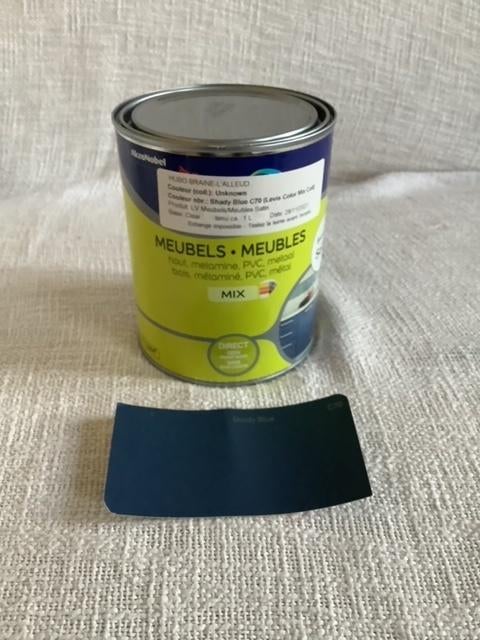 Peinture Levis Shady Blue neuf, Bricolage & Construction, Neuf, Moins de 5 litres, Enlèvement ou Envoi, Peinture