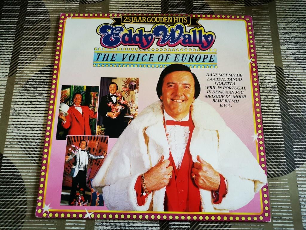 Eddy Wally 25 gouden hits, the voice of Europe 1984, Cd's en Dvd's, Ophalen of Verzenden, Zo goed als nieuw, 12 inch, Levenslied of Smartlap