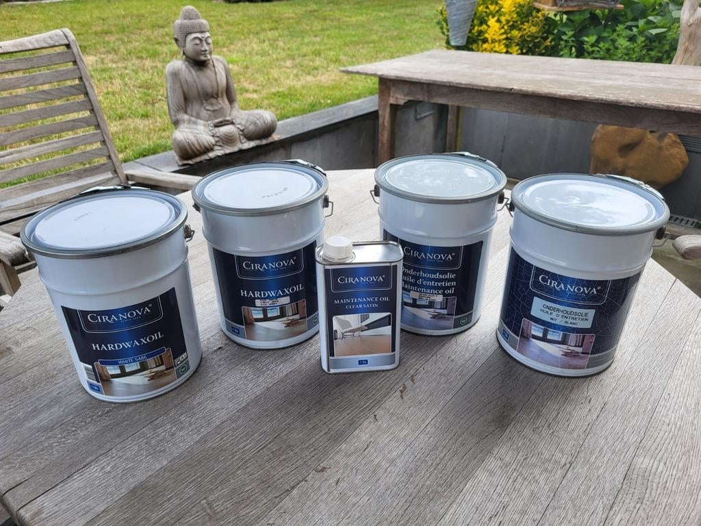 Parquet professionnel 🤩🤩 VERNIS CIRANOVA 🤩🤩 à moitié pri, Bricolage & Construction, Peinture, Vernis & Laque, Neuf, Laque