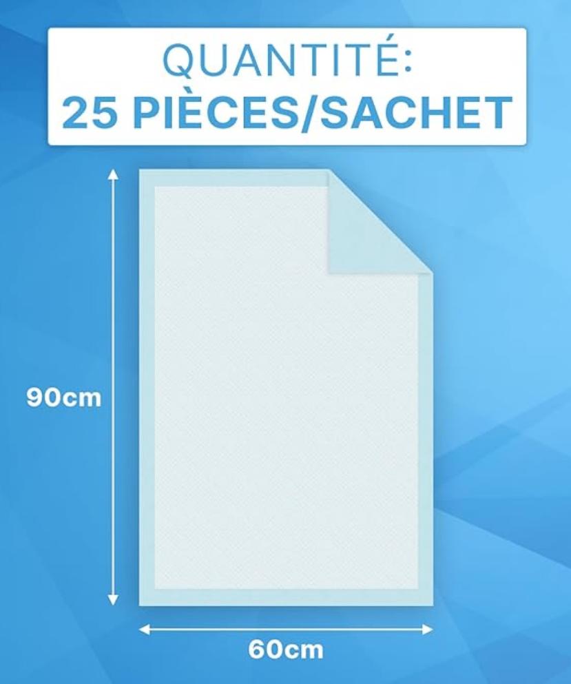 Wegwerppads voor honden - 60 cm x 90 cm - Pak (ken) van 25, Dieren en Toebehoren, Ophalen, Nieuw