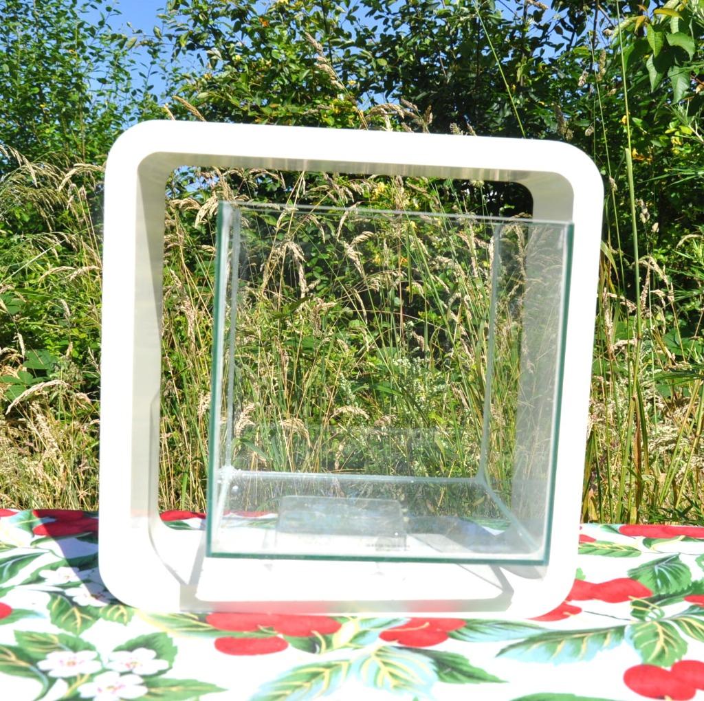 deco aquarium design vitrine marque ciano, Ophalen of Verzenden, Zo goed als nieuw, Leeg aquarium