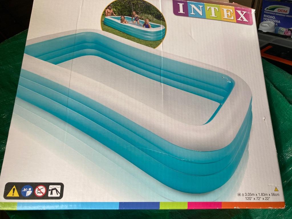Intex zwembad met afdekhoes, Ophalen, Minder dan 80 cm, Opblaaszwembad, 200 tot 400 cm