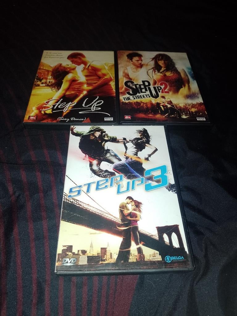 Te koop op dvd de Step UP-trilogie, Cd's en Dvd's, Alle leeftijden, Ophalen of Verzenden, Zo goed als nieuw