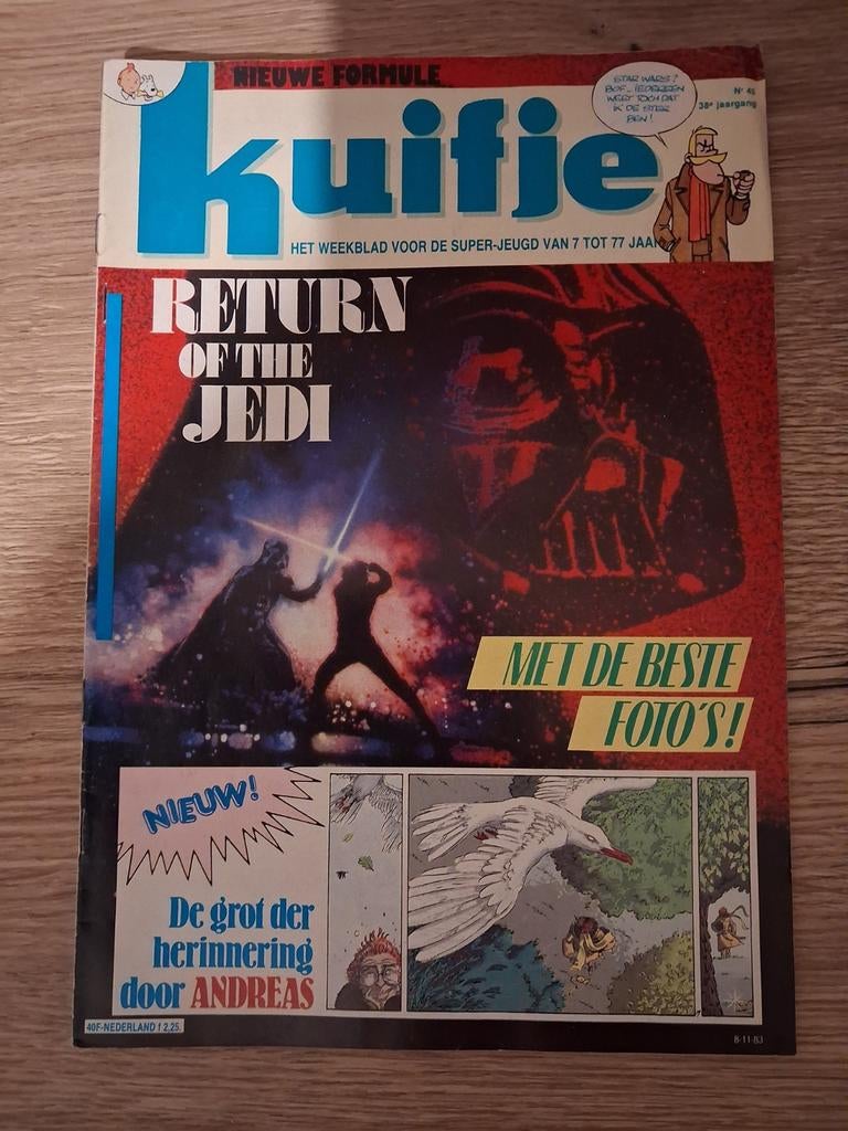 Le magazine Tintin : le retour du Jedi, Envoi