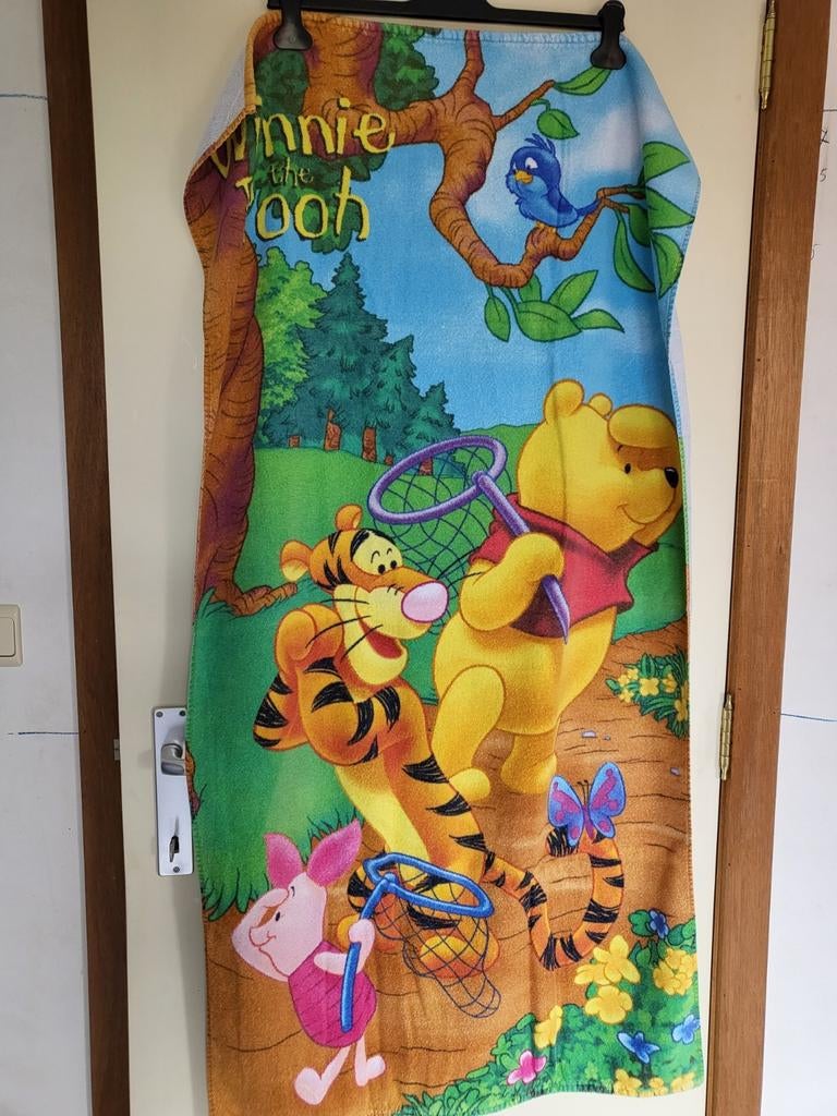 Badlaken *Winnie de Poeh* 70cm x 135cm, Kinderen en Baby's, Ophalen of Verzenden, Zo goed als nieuw