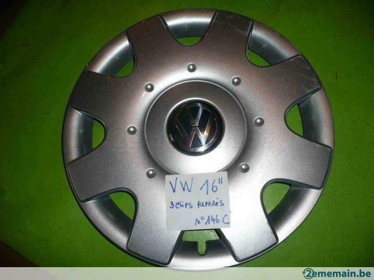 enjoliveur VW 16" (n° 146C) 1 pc, 15 pouces, Enlèvement ou Envoi, Utilisé, Jante(s)