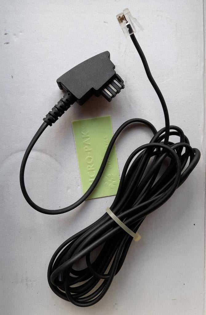 Câble téléphonique 3m, Enlèvement ou Envoi, Comme neuf, Bakélite