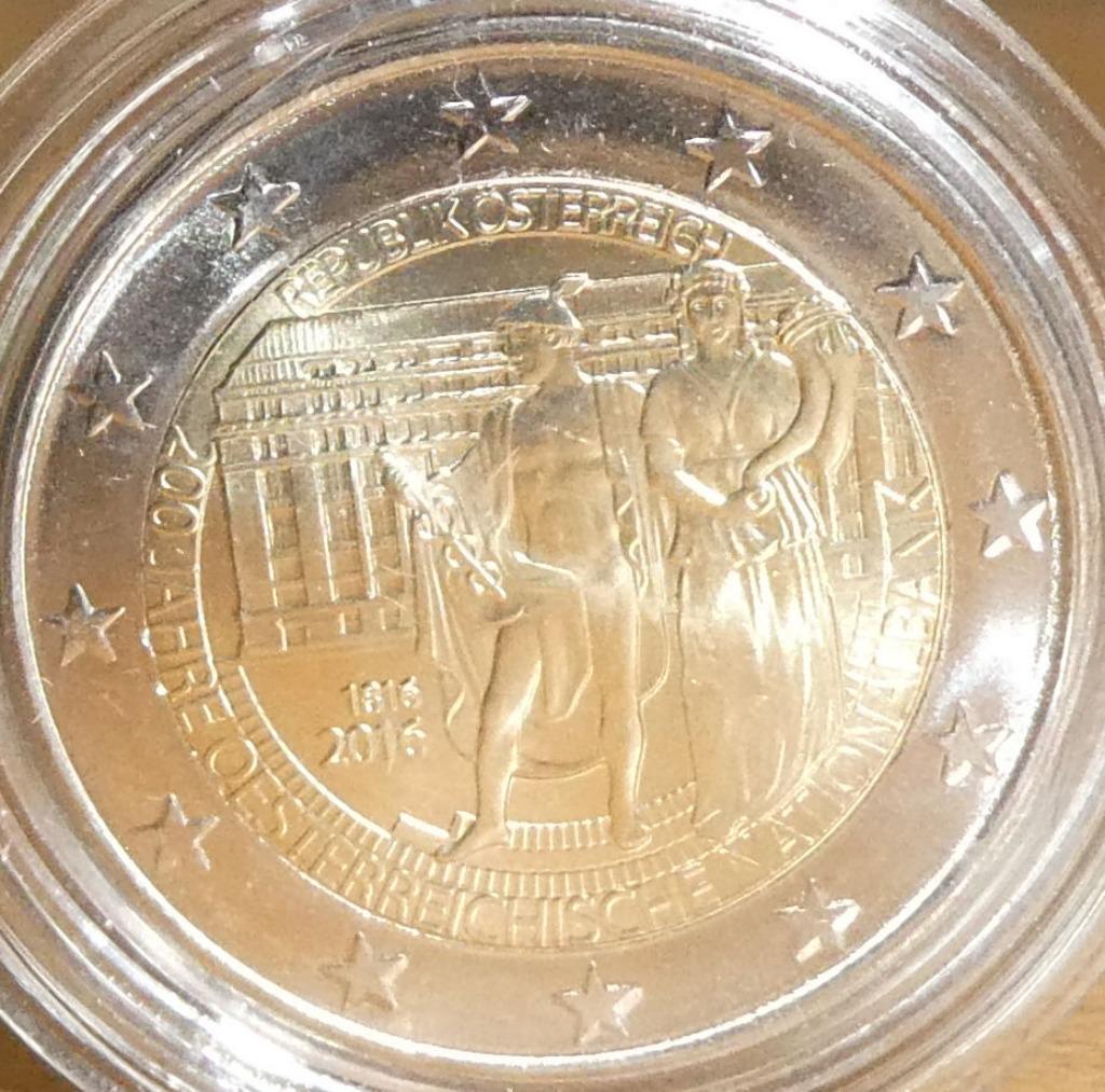 2 euro Oostenrijk 2016, Postzegels en Munten, Munten | Europa | Euromunten, Ophalen of Verzenden, Oostenrijk, 2 euro, Losse munt