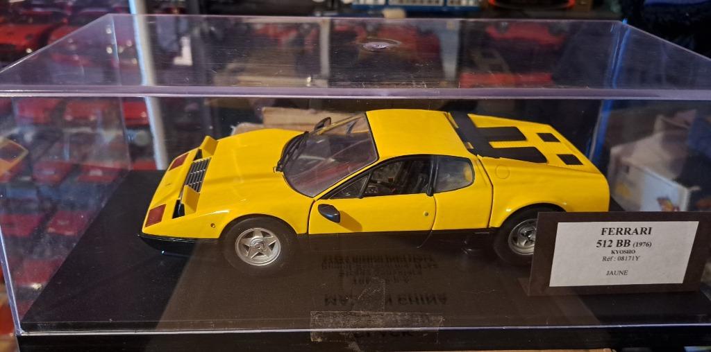 FERRARI 512BB, Kyosho 1/18, Enlèvement ou Envoi, Comme neuf, Voiture, Kyosho