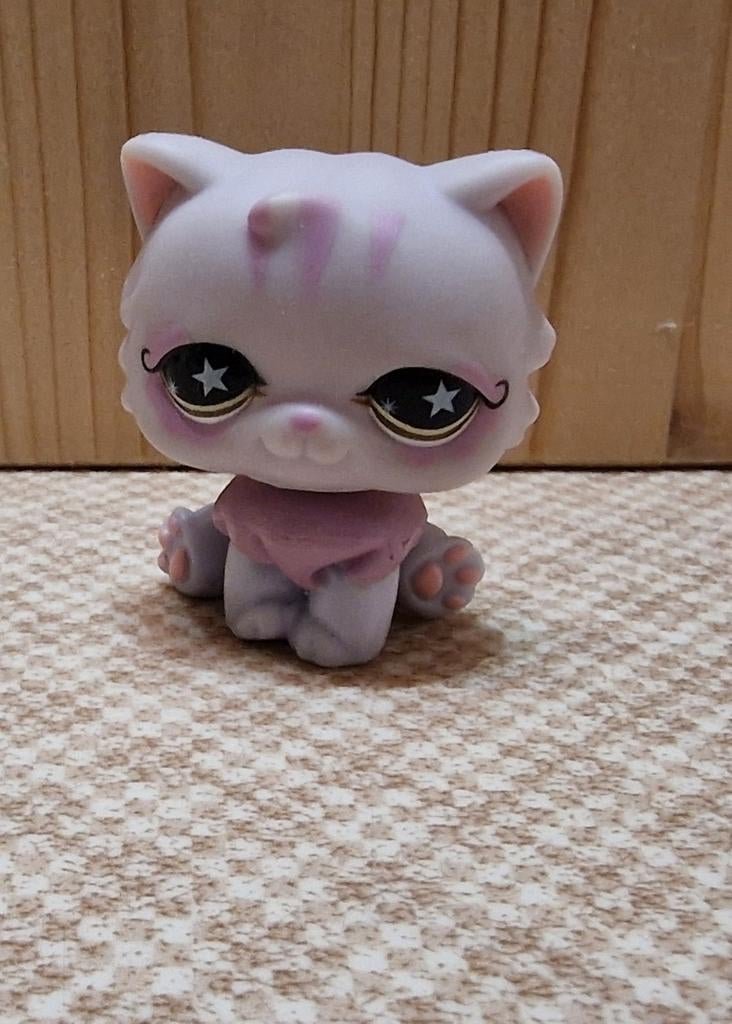 Zeldzame Littlest Pet Shop #359 Perzische Kat met Sterretjes, Ophalen of Verzenden, Zo goed als nieuw