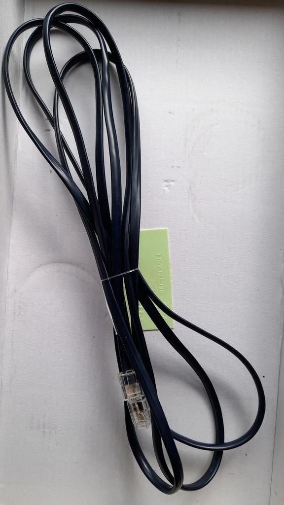 Câble téléphonique 2m, neuf, Enlèvement ou Envoi, Neuf