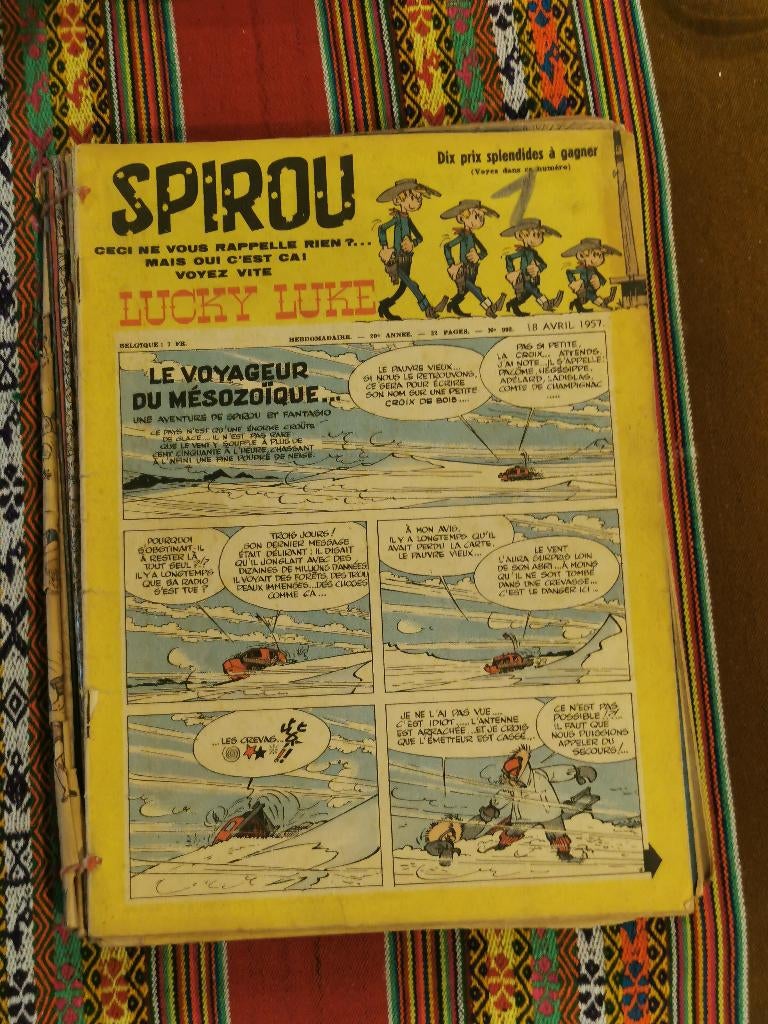 Anciens magazines Spirou du numéro 992 au 1004, Enlèvement