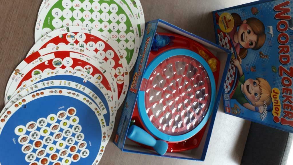 Woordzoeker junior, Hobby en Vrije tijd, Gezelschapsspellen | Bordspellen, Ophalen, Gebruikt