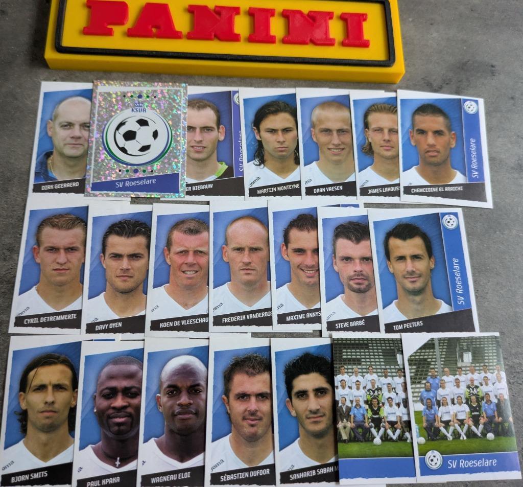 Panini football 2007 ROESELARE SV  21 voetbal stickers, Verzenden, Nieuw