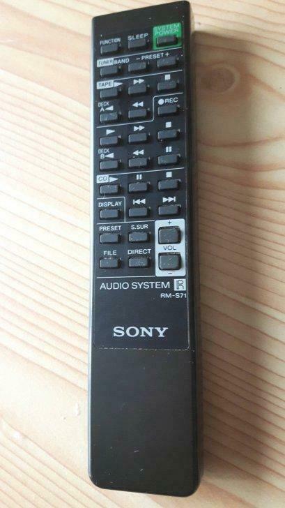 Afstandsbediening SONY RM-S71, Ophalen of Verzenden, Gebruikt, Origineel, Receiver of Versterker