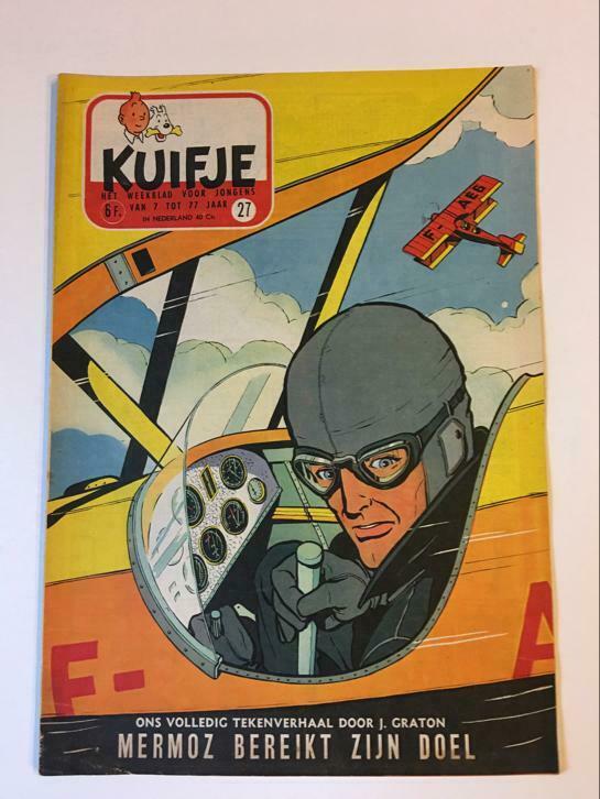 Kuifje weekblad 1955 nummer 27 zeer mooie staat, Eén stripboek, Ophalen of Verzenden, Zo goed als nieuw