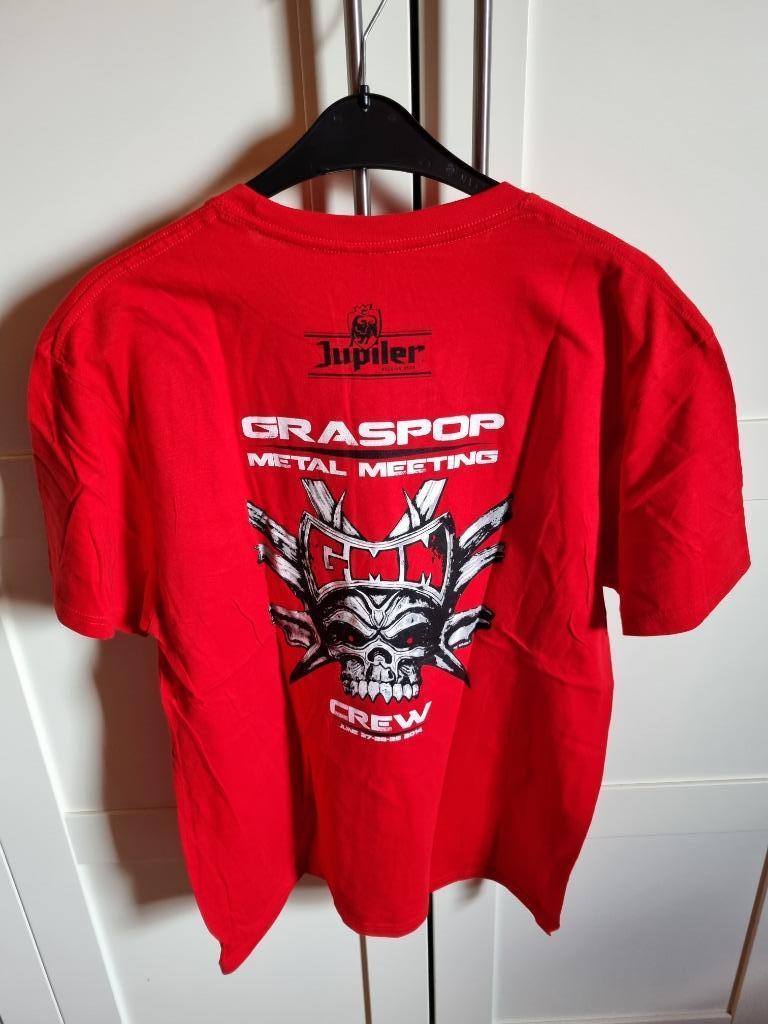 T-shirt Graspop XL 2014, Enlèvement ou Envoi, Comme neuf, Taille 56/58 (XL), Rouge