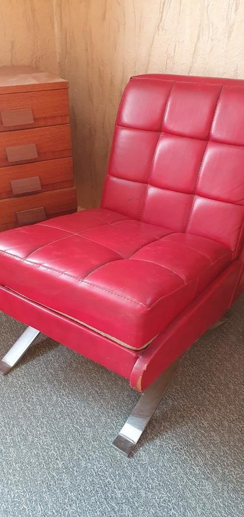 Vintage zetel voor bv mancave, Huis en Inrichting, Ophalen, Gebruikt