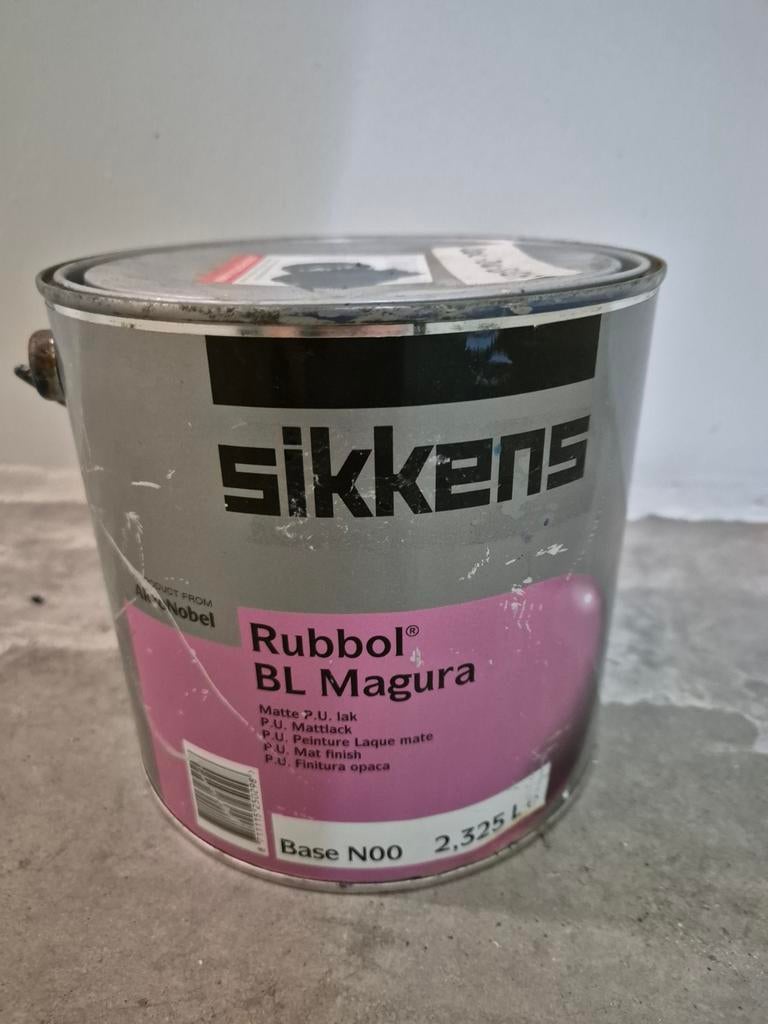Sikkens Rubbol BL Magura 2,3L peinture mate bleue universell, Bricolage & Construction, Peinture, Vernis & Laque, Enlèvement ou Envoi