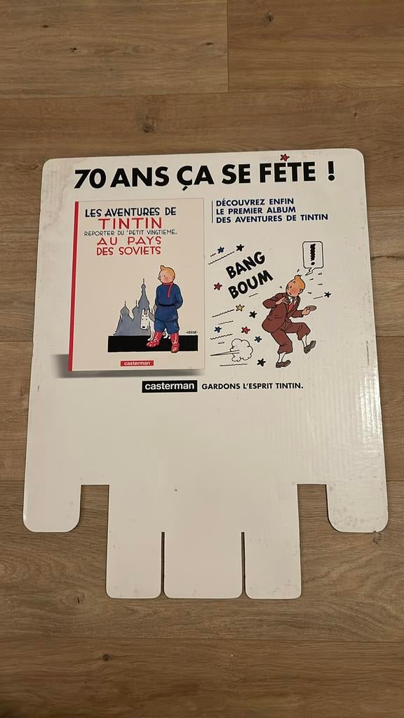 Tintin Tintin Présentoir 1998, Collections, Enlèvement ou Envoi, Tintin, Utilisé